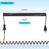 Kokorasa MH-67A8J Mic Cable Cord for Vertex VX-2100 VX-2200 VX-3200 VX-4500 for Yaesu FT-817 FT-857D FT-2400 FT-2400H FT-2500 FT-2500M Handheld Speaker Microphone view 4