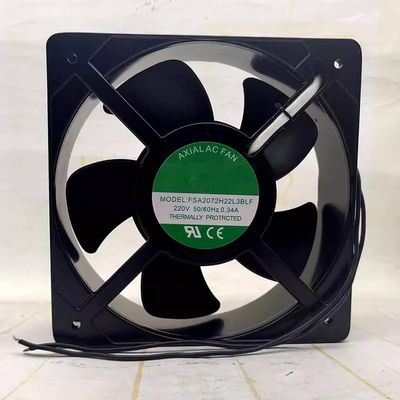 for FSA2072H22L3BLF 220V 20572 0.34A high air Volume Heat-Resistant Aluminum Frame axial Flow Fan