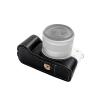 Andoer Portable Camera Protective Case Retro Style Camera Case Holder Carry Bag Opening Bottom Design with Shoulder Strap Replacement for Canon EOS M50/M50 II/M5 view 1