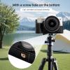 Andoer Portable Camera Protective Case Retro Style Camera Case Holder Carry Bag Opening Bottom Design with Shoulder Strap Replacement for Canon EOS M50/M50 II/M5 view 3
