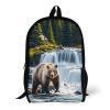 Backpack for Men Women Grizzlies in River Falls Laptop Backpack Classical Basic Backpack Casual Daypack view 4