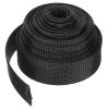 uxcell Cable Sleeving, 1.5 Inch -25ft PET Braided Cable Sleeve, Expandable Braided Cable Sleeve for TV/Computer/Home Theater/Other Home Device Cable - Black view 1