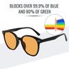 AOSM Gaming Glasses 99.99% Blue Light Blocking Glasses for Men Ultimate Protection for Gaming Anti-Glare and Anti-Fatigue view 4