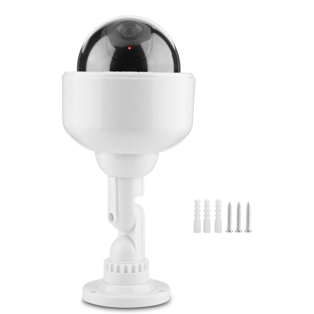 Dummy Dome Camera, Simulated Surveillance Cameras, 360 Degree Rotation Dummy Security Camera for Indoor and Outdoor Settings