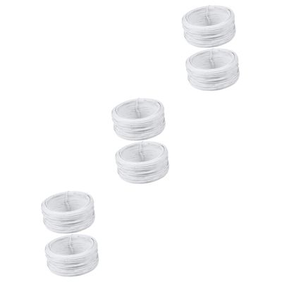 BESPORTBLE 6rolls PVC Wrapped Garden Binding Wire Soft Wire Ties for Plants Garden Twine for Secure Plant Support and Construction Use