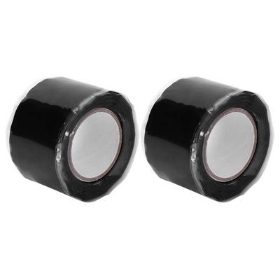 2Pcs HighTemperature Resistant Silicone Tape Waterproof Insulation Shock Absorption Mainly Used for National Power Supply