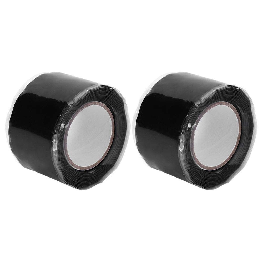 2Pcs HighTemperature Resistant Silicone Tape Waterproof Insulation Shock Absorption Mainly Used for National Power Supply