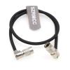 SZRMCC Hirose 4 pin Male to 4 pin Male Right Angle Adjustable Mixer Recorder Power Cable for Zaxcom 688/664,788T Sound Devices Zoom F4 F8 view 4
