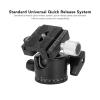 4 Section Foldable Monopod Aluminum Alloy Lightweight Travel Camera Tripod 1335mm Camera Tripod Height Adjustable Detachable Monopod 360 Ball Head Quick Release Plate view 4