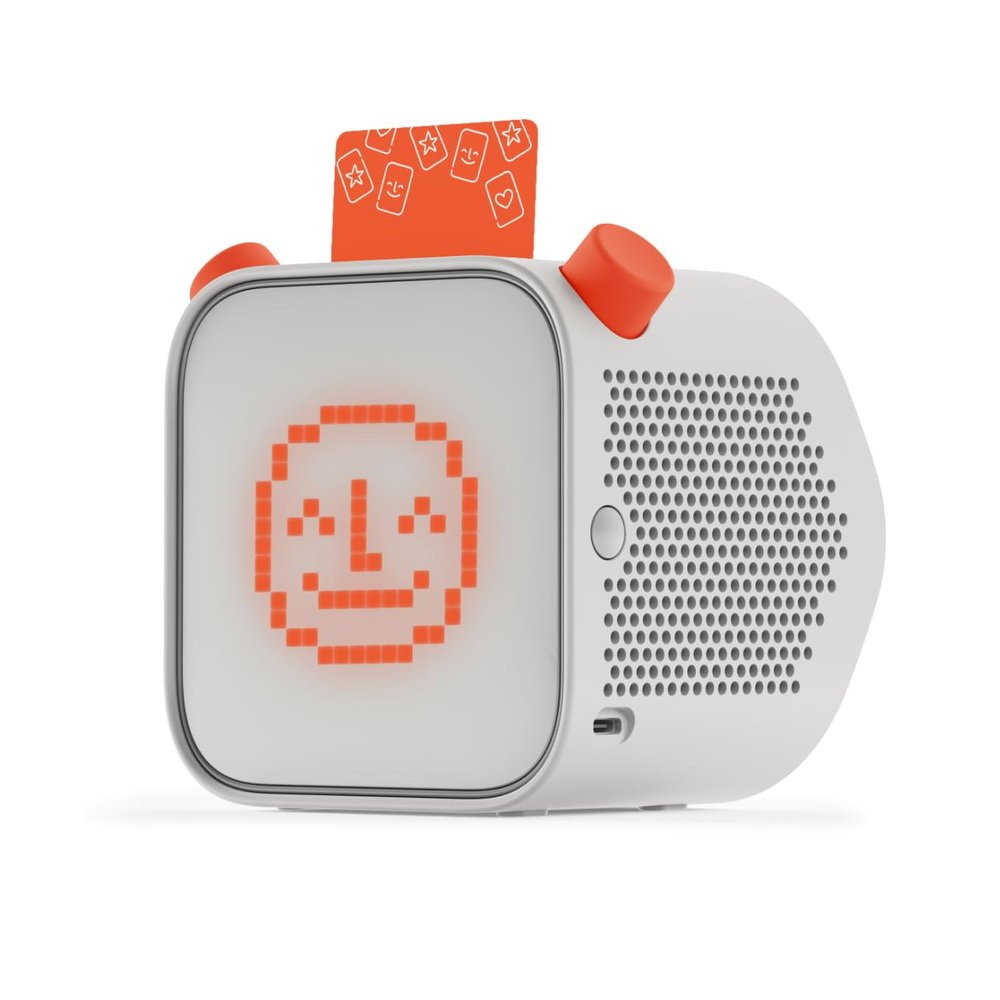 YOTO Player (3rd Gen.) + Make Your Own Card Kids Bluetooth Audio Speaker, All-in-1 Screen-Free Device for Stories Music Podcasts Radio White Noise Thermometer Nightlight Ok-to-Wake Alarm Clock