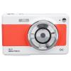 Digital Camera, 1080P Camera, 56MP Point and Shoot Digital Camera with 8X Zoom Autofocus, 2.8in Display Screen, Compact Small Camera for Boys Girls Toddlers (White and Orange) view 1