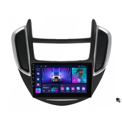 ottspu Car Stereo with Wireless Car-Play Android Auto 9'' Touchscreen Bluetooth Car Radio for Chevrolet Tracker 3 2013-2020, Fast Charging, Subwoofer, WiFi, GPS Navi, SWC, Backup Camera,M100cp