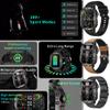 1.96" AMOLED Smart Watch for Men (Make/Answer Call), 2024 New Mens Smartwatches, Hands-Free Calling, Fitness Tracker Smartwatch for Android iPhones, Digital Watches Step Counter, 3 Straps (Brown) view 3