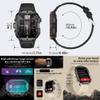 1.96" AMOLED Smart Watch for Men (Make/Answer Call), 2024 New Mens Smartwatches, Hands-Free Calling, Fitness Tracker Smartwatch for Android iPhones, Digital Watches Step Counter, 3 Straps (Brown) view 4