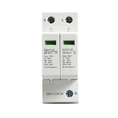 BSXYLVA Surge Protector DZ47SY-2P/385V Lightning Protection New Surge Protection Switch 20KA/40KA(20KA)