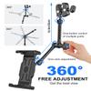 Kolasels Rearview Mirror Tablet Holder for Car [Metal Magic Arm] Universal Metal Clip Rear View Mirror Tablet Mount, Rear View Mirror Phone Holder for 5.5-15.6 iPad Pro/Air/Mini, Galaxy Z, iphone16 view 3