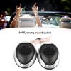 CFTGIW 2pcs Car Speakers, P 1000W Car Speaker for Round Stickable Loudspeaker Automobile Speaker with Glue Carry Service Life Easy to Inst and Maintain The Product is Very (Black) view 2