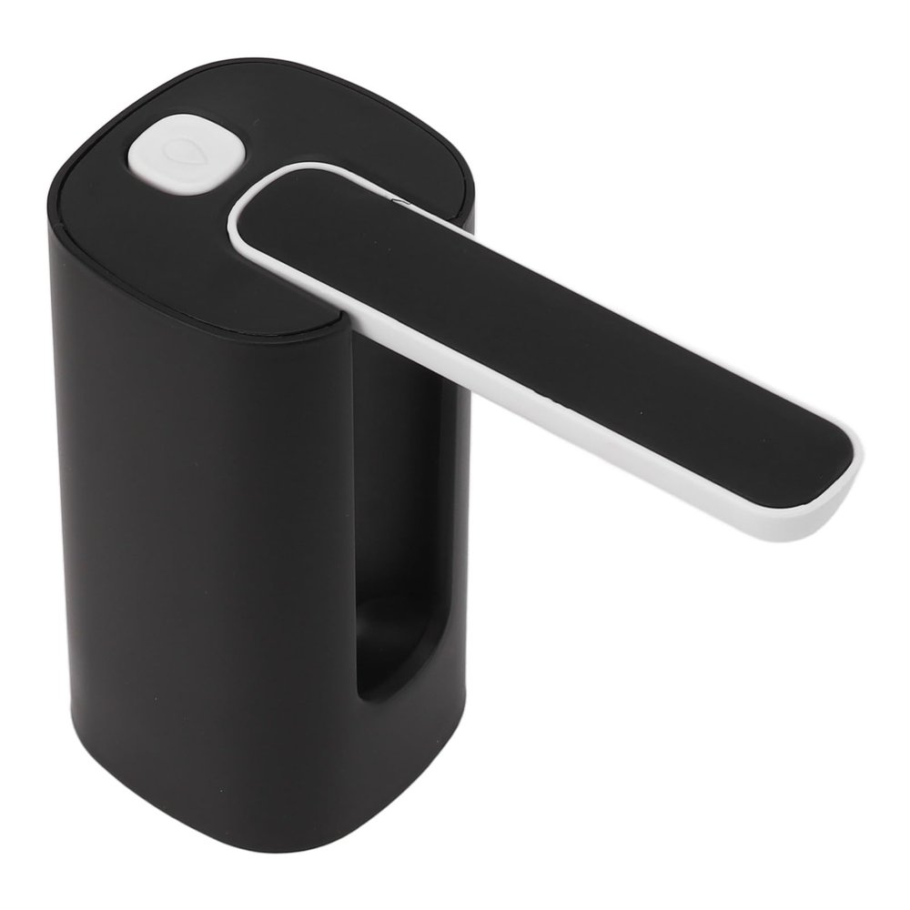 Water Bottle Pump Dispenser Foldable high Efficiency Filtration System Automatic Drinking for Home Office Kitchen (Black)