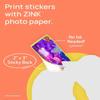 Canon Ivy 2 Mini Photo Printer (Pure White) - Bluetooth, Print from iOS & Android Devices, Bundle Incl. 110 Zink Sticky-Back Prints, LED Light Bar, Protective Case, and USB Cable view 2