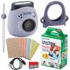 Fujifilm Instax Pal Digital Camera, 20 Fujifilm Mini Films, Decorative Stickers, Grip for Camera with USB, Micro SD and Cloth (Lavender Blue) view 1