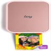 Canon Ivy 2 Mini Photo Printer (Blush Pink) - Bluetooth, Print from iOS & Android Devices, Bundle Incl. 110 Zink Sticky-Back Prints, LED Light Bar, Protective Case, and USB Cable view 2