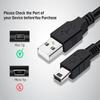 10-Pack Mini to USB Cable - 10ft Durable Fast Charging Cord - Compatible with GoPro, Snowball iCE, USB Mic, Garmin GPS, PS3 Controller, 10-Feet view 2