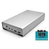 Avolusion PRO-G1 Series 10TB USB 3.2 Gen 2 (10Gbps) USB-C External Hard Drive w/USB HUB for Windows or MacOS Desktop PC/Laptop (Silver) (Renewed) view 2