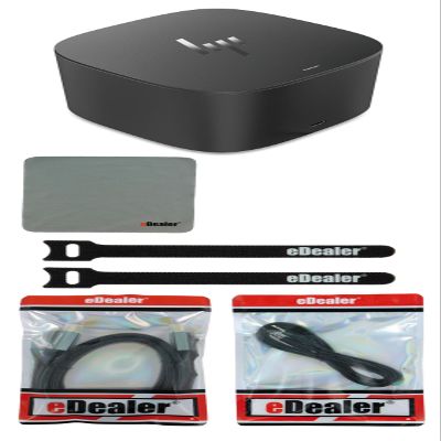 HP Thunderbolt Dock 120W G2 Docking Station (2UK37) + Starter Kit Bundle