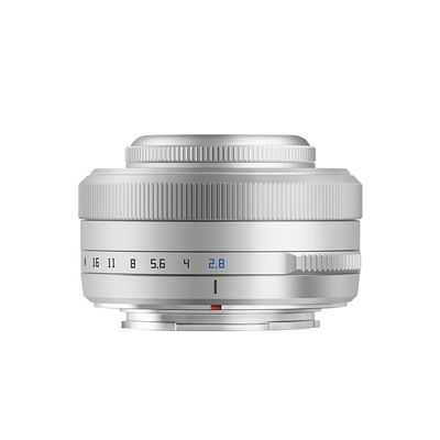 TTArtisan AF 27mm F2.8 XF Auto Focus APS-C Camera Lens Compatible with Fuji X-Mount Cameras XS10 X-A5 X-A7 X-M1 X-M2 X-E4 X-T1 X-T10 X-T2 X-T20 X-T3 X-T4 X-T100 X-T200 X-T30 X-Pro1 (Silver)