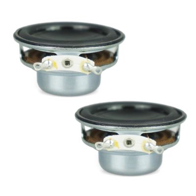 2Pcs 40MM 4Ohm 5W Portable Speakers 1.5inch 16 Cores Small Full Ranges Rubber Side Inner Magnetic Speakers Replacement