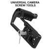 Haoyull Camera Slotted Screw Wrench, 1/4 Screw Quick Release Board Removing Tool, DSLR Camera Accessory view 2