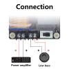 Haoyull WEAH809 1500W Subwoofer, Black, Adjustable Bass Frequency, 4-8 Impedance, 250Hz/270Hz Frequency, Stereo, Touch Control, Dynamic Driver, 53mm, Aux, RCA, Professional Audio, High-end Home Audio view 3