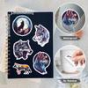 100 Pack Wolf Stickers,Wolf Decals for Kids Teens Girls,Gifts Vinyl Waterproof Stickers for Water Bottle Laptop view 4