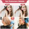 FERNIDA Ear Covers for Hair Dryer Heat Hair Dye Curling Iron, Silicone Ear Protectors for High-Temperature Resistance & Reusable, Salon & Home view 2