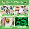 100 Pcs Outdoor Adventure Hiking Camping Stickers for Water Bottle, Waterproof Vinyl Wilderness Nature Travel Wildlife Laptop Decals, Summer Camp Sticker for Teens Adults Kids view 2