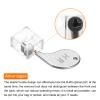 MECCANIXITY 12pcs Port Blocker Locking RJ45 Port/Dust PC Blocker Cap with Coded Key,Black view 4