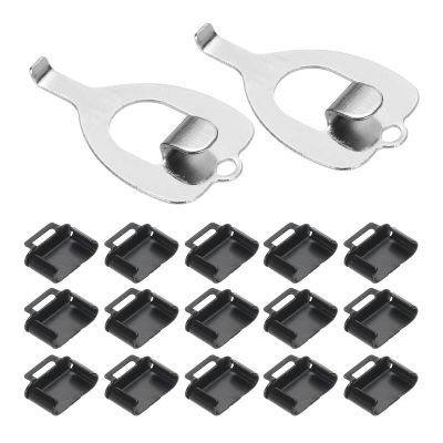 MECCANIXITY 15pcs Port Blocker Locking Type C Port/Dust Metal Blocker with Coded Key,Black