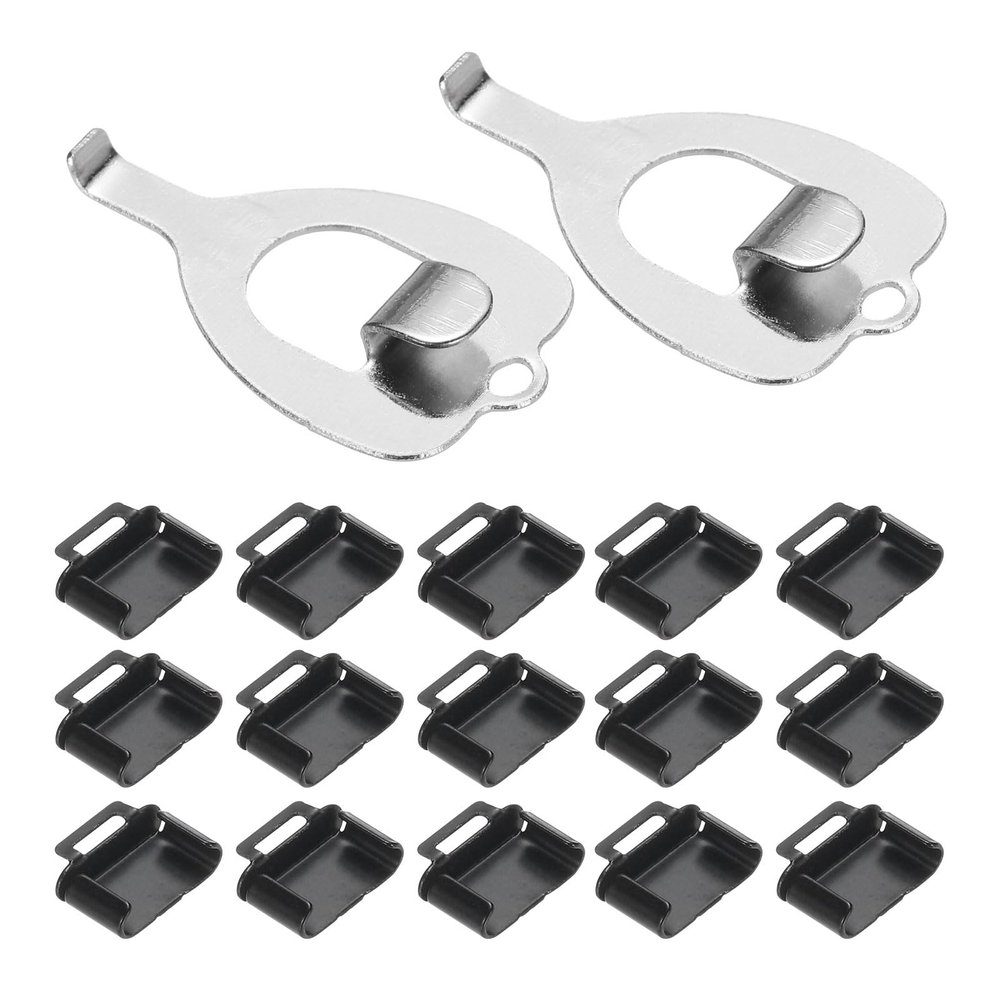 MECCANIXITY 15pcs Port Blocker Locking Type C Port/Dust Metal Blocker with Coded Key,Black