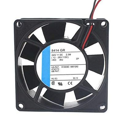 8414GR DC24V 0.1A 2.3W 80x80x25mm 2-Wire Inverter Cooling Fan