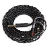 keephifi KBEAR ST12 Plus 2Meters Black IEM Cable 3.5 MM 2PIN Type, 8-trand 4N OFC Silver-Plated Upgraded Cable for KZ AS10 ZST ES4 ES3 BA10, CCZ CRA C10, TRN V80 V20 view 1