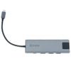 COMZON USB-C 9-in-1 Mini Docking Station, 100W PD, HDMI, 3 USB 3.0 Ports, SD/TF Card Reader, Gigabit Ethernet, 3.5mm Audio  Gray view 1