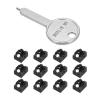 MECCANIXITY 12pcs Port Blocker Locking RJ45 Port/Dust PC Blocker with Coded Key,Black view 1