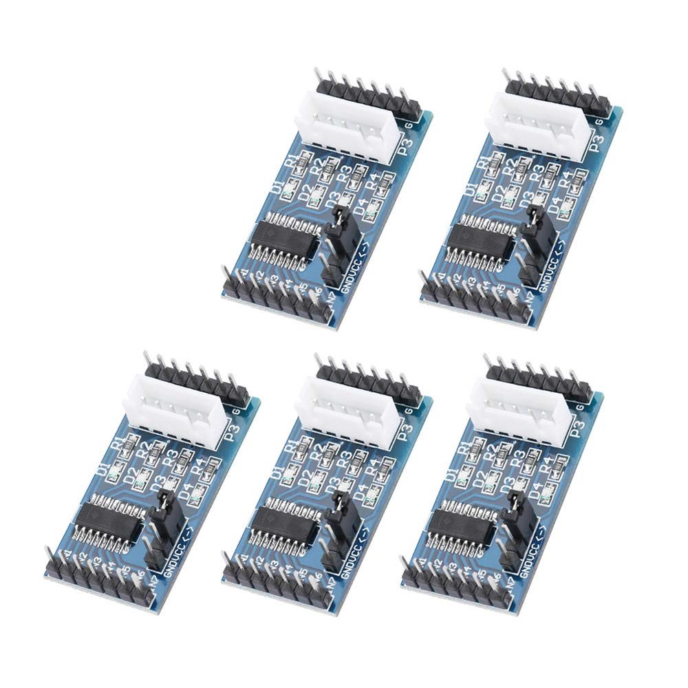 NDNCZDHC 5pcs ULN2003 Stepper Motor Driver Module 5-12V Stepper Motor Controller for 28BYJ-48 Stepper Motor