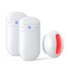 Wireless Motion Sensor Doorbell -Indoor Motion Detector Alarm, Door Chime for Business/Store/Office Entrance, Entry Alert Bell with Buzzer, USB/Battery Powered (2 Receiver + 1 Motion Sensor) view 1