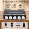 Daakro ZK-TB21 Bluetooth Amplifier Board,50W+50W+100W 2.1 Channel Subwoofer Amp Board with Treble and Bass Control,DC 12-24V, Bluetooth and AUX Inputs, DIY Wireless Speakers AMP Board, Password Free view 3
