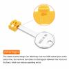 MECCANIXITY 12pcs Port Blocker Locking RJ45 Port/Dust PC Blocker with Coded Key,Yellow view 4