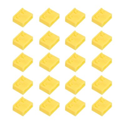 MECCANIXITY 20pcs Port Blocker PP Locking USB Port/Dust PC Blocker Yellow