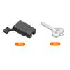 MECCANIXITY 1pcs Port Blocker Locking USB Port/Dust PC Blocker with Coded Key,Black view 3