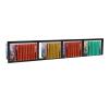 CD DVD Storage Shelf,Wall Mount 34 Inch Media Storage Rack CD DVD Organizer Metal Floating Shelf Metal Black Wall Shelf for CDs, DVDs and Books view 1
