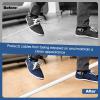 Floor Cord Cover for Wires on Floor Self Adhesive Cord Hider Floor Cable Management Wire Covers for Cords Protector Prevent Cable Trips Cord Cavity W 0.51" x H 0.31", White, 10Ft view 4